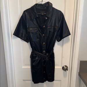 House of Harlow 1960 Black Short Sleeve Dress